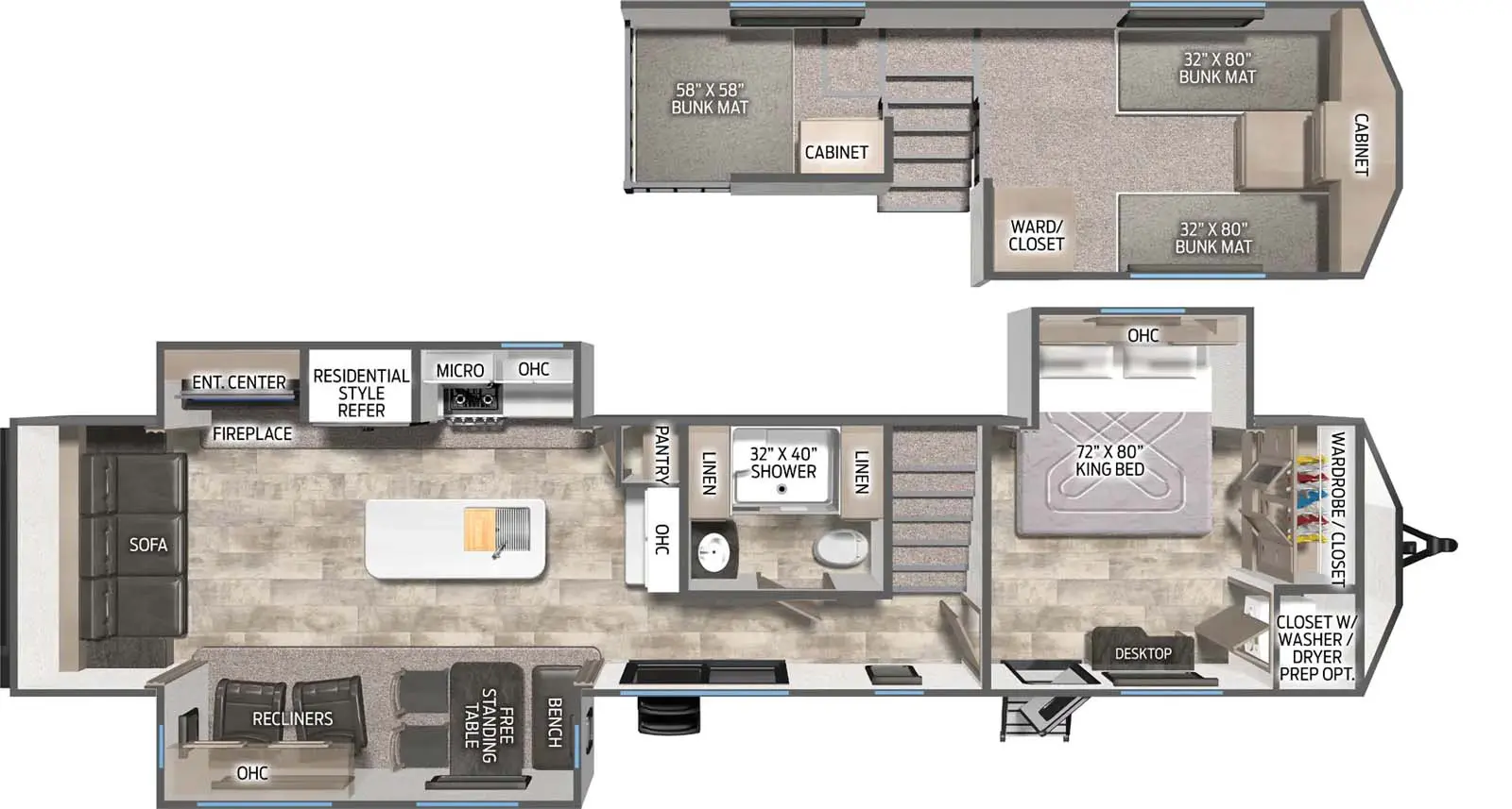 401RLFT Floorplan Image